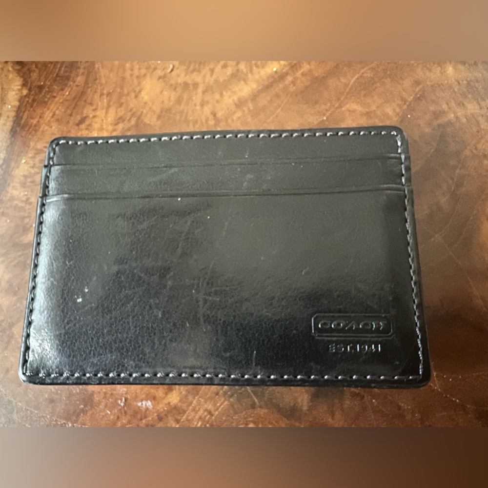 Coach Leather Cardholder